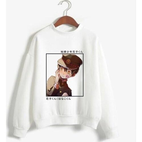 Toilet-bound Hanako-kun Kawaii Print Hoodie Anime Boy Girl Fashion Top Hooded Unisex Sweatshirt