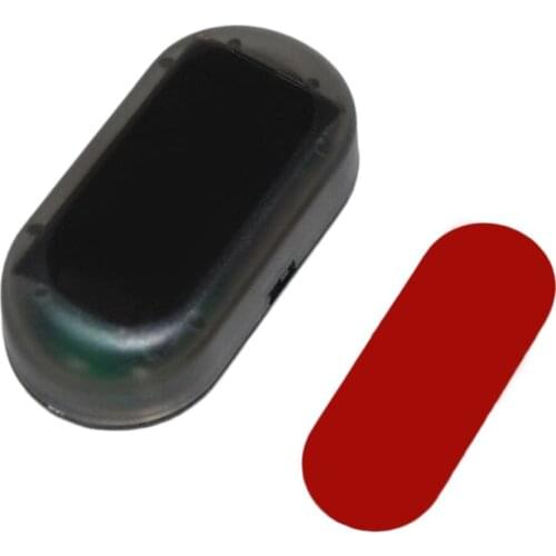 Universal Wireless Car Solar Powered Simulated Dummy Alarm Warning Anti-Theft Caution Lamp LED Flashing Security Light Hot