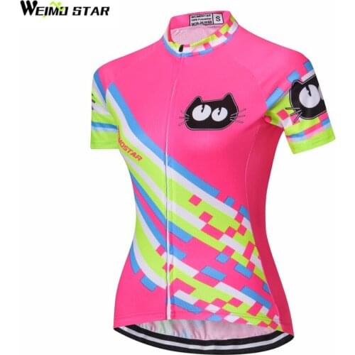 Weimostar Cycling Clothing Short Sleeve Outdoor pro team Women summer Cycling Jersey bike jersey Mtb ciclismo sportswear