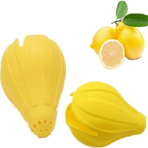 1pcs Creative Lemon Squeezer Silicone Fruit Orange Lemon Press Squeezer Citrus Juicer Kitchen Gadget Fruit Vegetable Tools