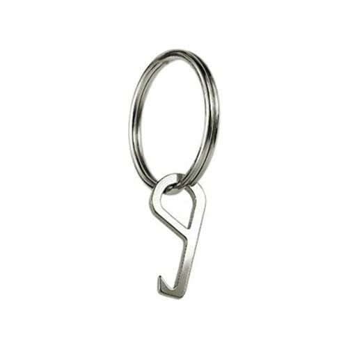 1PC Portable Mini Bottle Opener With Ring Keychain Tool Pendant Outdoor EDC Camping Equipment Tourism Tools