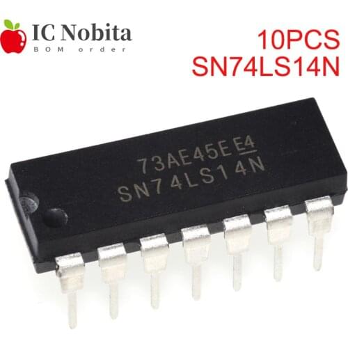 10PCS SN74LS14N DIP-14 HD74LS14P 74LS14 DIP14 SN74LS14 74LS14N New