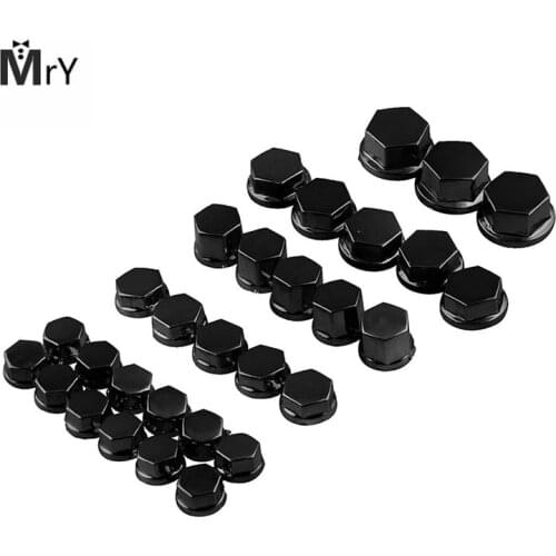 30P Motorcycle Screw Nut Bolt Cap Cover Decoration Centro Motorbike Ornamental Mouldings For Yamaha Kawasaki Honda Harley BMW