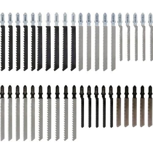 40PCS Jigsaw Blades Wood Cutting Tool Saw Blade For Bosch Dewalt Festool Wood Metal Cutting Power Tool Accessories