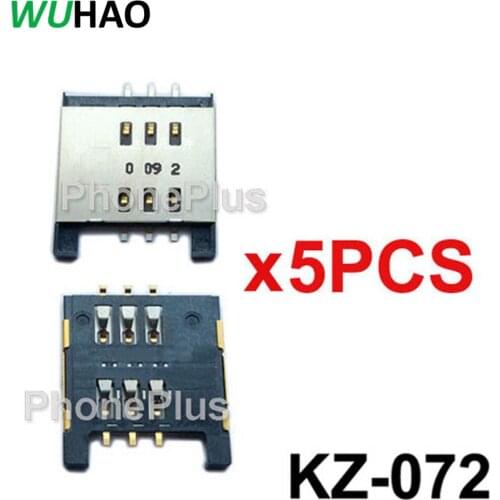 5/10/20/50pcs Sim Card Tray Socket Connector Plug Repair Part For ASUS ZenFone 6 A600cg A601cg T00G Zenfone 5 Lite A502cg