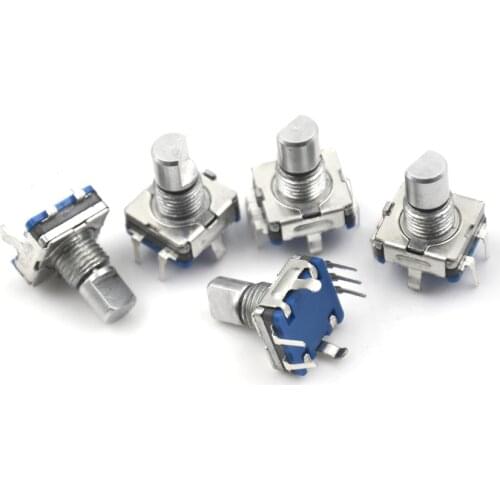 High Quality 5Pcs/lot 12mm Rotary Encoder Push Button Switch Keyswitch Electronic Components