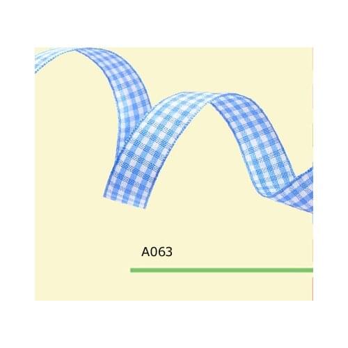 7/8" inch 22mm check ribbons