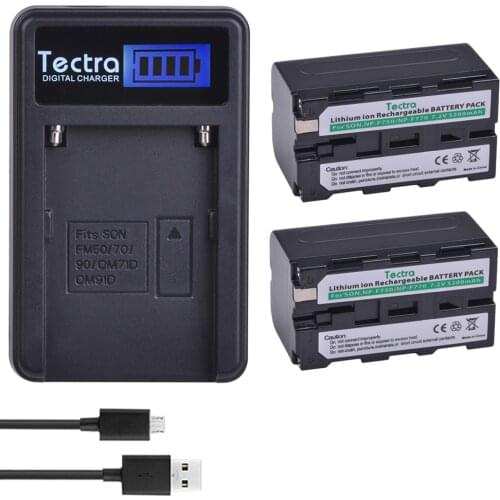 1x5200mAh NP-F770 NP-F750 NP F770 np f750 NPF770 F750 Battery+LCD Charger For Sony NP F970 F960 F770 F550 F570 QM91D CCD-RV100