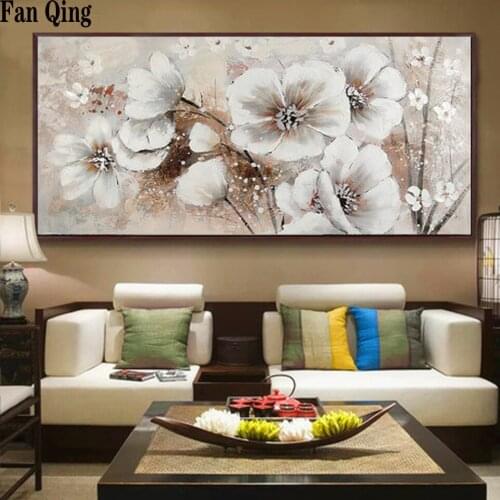 Diamond Painting Abstract Flower Foil Art 5D DIY Kits Embroidery Full Round/square Drill Accessories Mosaic Cross Stitch