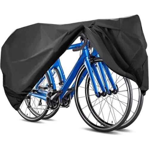 Bike Cover for 2 or 3 Bikes Outdoor Waterproof Bicycle Covers Rain Sun UV Dust Wind Proof with Lock Hole for Bike