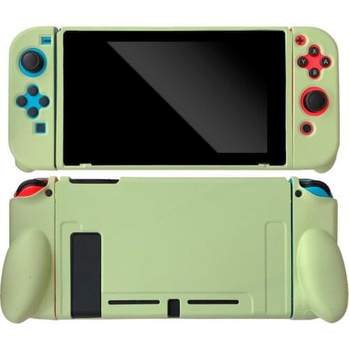 2021 TPU Silicone Case for Nintendo Switch Cover Fashion soft Hand Grip Handle Holder Cases for Nintend Switch NS NX Back Cover