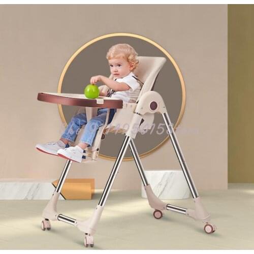 Baby Dining Chair Childrens Foldable Multifunctional Dining Chair Portable Household Baby Eating Dining Table And Chair