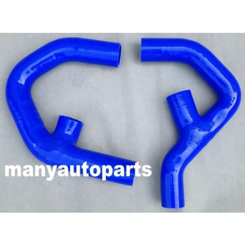 FOR VW GOLF MK5 A3 JETTA GTI 2.0 FSi T SILICONE INTERCOOLER PIPE BLUE HOSE