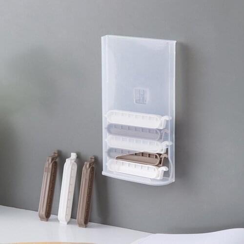 Wall Mounted Food Sealing Clip Ten Pack Sealing Clip Household Food Clip Snack Bag Food Preservation Clip Kitchen Tool