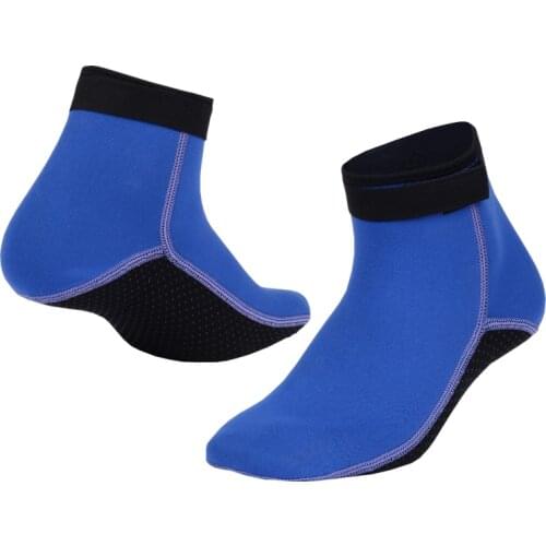 1 Pair Neoprene Beach Tennis Socks Non-slip Adult Wetsuit Shoes Warming Snorkel Diving Swimming Surfing Boots for Men Women
