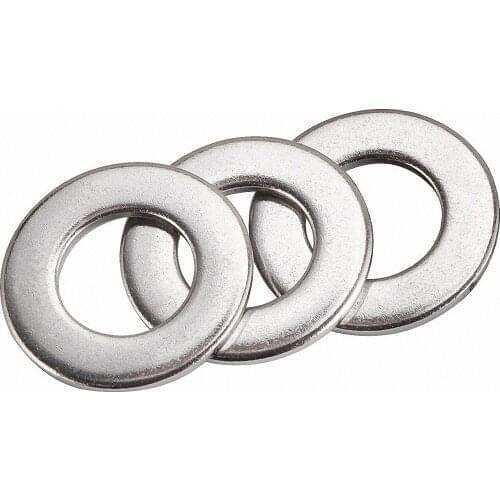1-30pcs A4 316 Stainless Steel Plain Flat Washer Oversize Big Wider Flat Washers Plain Gaskets M2 - M24