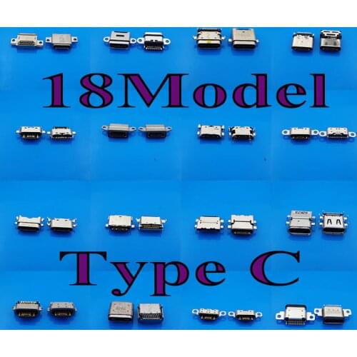 90pcs USB Type C Female Connectors Micro USB 3.1 Jacks for HUAWEI MEIZU LeTV Xiaomi USB-C 3.1 Version Interface Charging Port