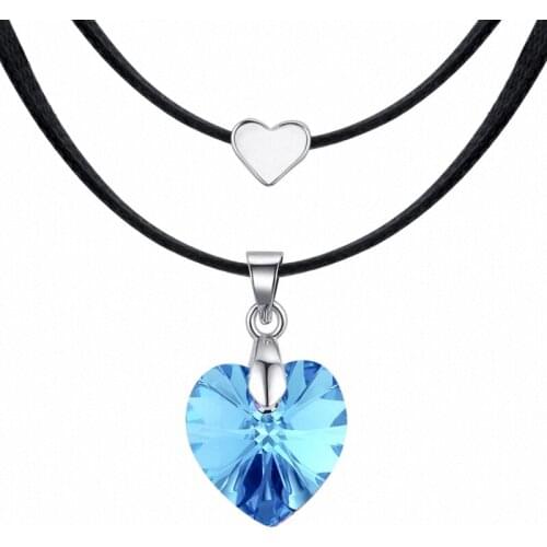 TRACYSWING 8 Colors Real Rose Gold Color Austrian Crystals Sweater pendant necklace for women monkey style #TW132364