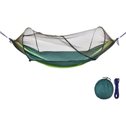 Outdoor Mosquito Net Hammock Swing Summer Camping foot rest tent hanging chair patio furniture adult covered sleep travel