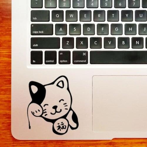 Japan Lucky Cat Trackpad Vinyl Laptop Sticker for Macbook Decal Pro 16” Air Retina 11 12 13 15 inch Mac Book 14" Notebook Skin