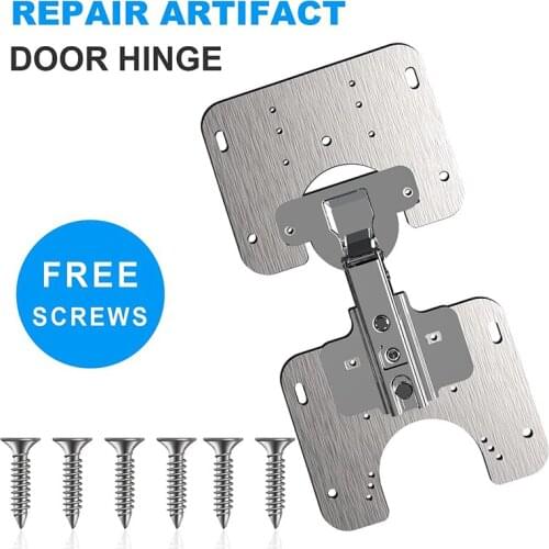 1/2/4pcs Hinge Mounting Plate with Screws Adapts to Hinge Cups of Different Sizes Easy Mount Concealed Cabinet Hinge JDH88