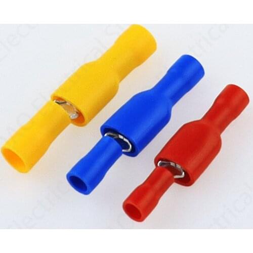 10PCS FDFD FDD MDD 1.25-250 2.5-250 5-250 Female Male Insulated Electrical Crimp Terminal Connectors Cable Wire Connector