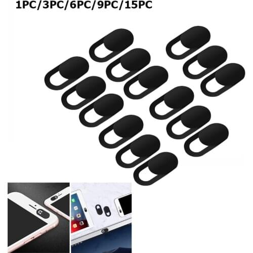 3PC-15PC WebCam Cover Shutter Magnet Slider Plastic for Iphone Laptop Camera Web PC Tablet Smartphone Universal Privacy Sticker