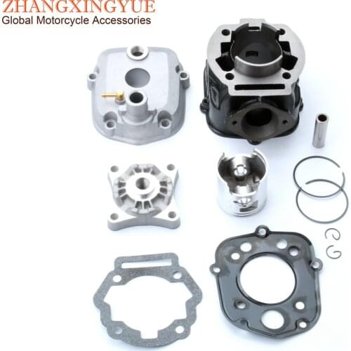 47mm 70cc Big Bore Cylinder Kit & Head For Gilera 50 RCR Enduro SMT SM 50cc D50B0 2-Stroke Motorcycle