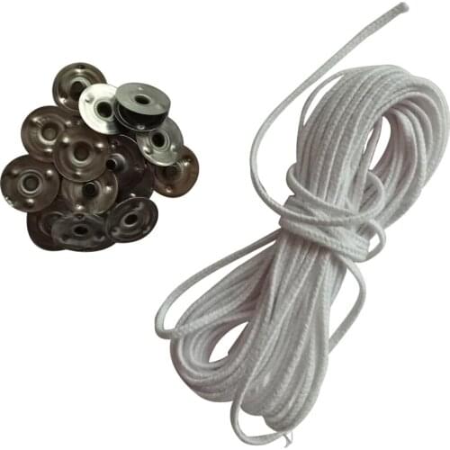 5m Candle Wick, Flat Wick, Round Wick, Oil Lamp Wick, Coil For Making Candles