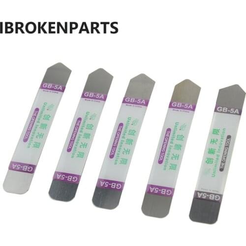 5PCS Stainless Steel Blade Ultra-thin Spudger Soft Repair Pry Smartphone Tablet Screen Battery Opening Tool for iPhone