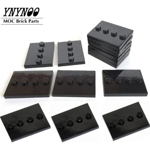 50-100PCS Plate Special 3x4 with 1x4 Center Studs [Plain] MOC Building Block Parts Bricks Toy fit for Battle Droid Stand Showing