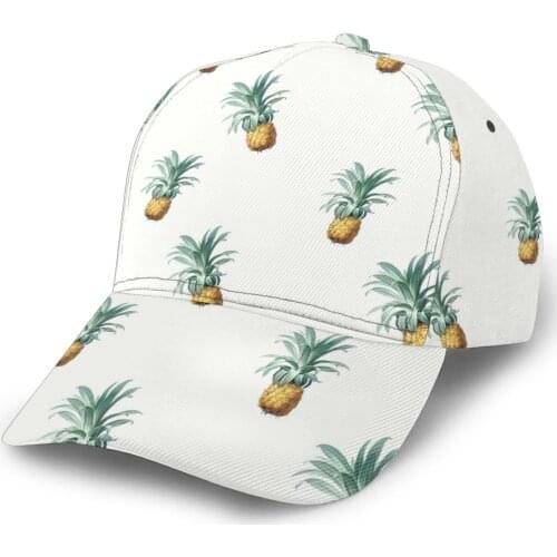 Pineapple Pattern Baseball Cap Fashion Men Hat Cap Summer Dad Hat Male Sports Hat