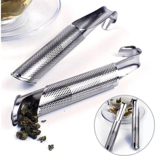 Tea Strainer Amazing Stainless Steel Tea Infuser Pipe Design Touch Feel Good Holder Tool Tea Spoon Infuser Filter A3