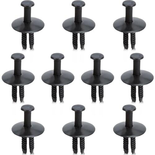 CITALL 10Pcs Black Nylon Door Sill Rivet Bumper Trim Clip Retainer 51118174185 for BMW Series 3 5 7 E46 E38 E39 E53 X5