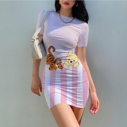 Модные обтягивающие платья Disney China At AliExpress