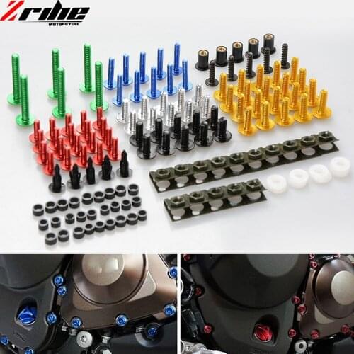 For Aluminum Motorcycle Fairing Bolt Screw Fastener Fixation Modified Universal For Honda CBR1000RR FIREBLADE 2004 2005 2006 200
