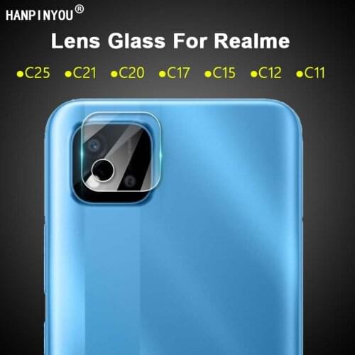 For OPPO Realme C25 C21 C20 C17 C15 C12 C11 C3 Ultra Clear Back Camera Lens Protector Cover Soft Tempered Glass Protective Film
