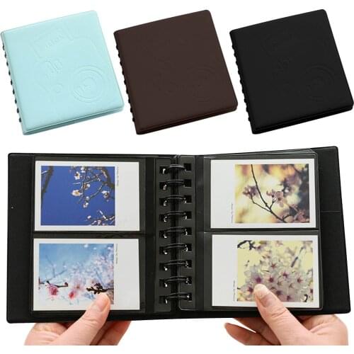 Gosear 68-Pockets 3inch Fashion Mini Plug-in Photo Album Picture Case Storage for Fujifilm Instax Mini 8 7S Instant Film Camera