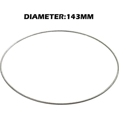 Stainless Steel Round Saw Blades Diameter 143mm Stained Glass Replacement Blade 3 Ring Band Saw Circular Ring Cutting Tools