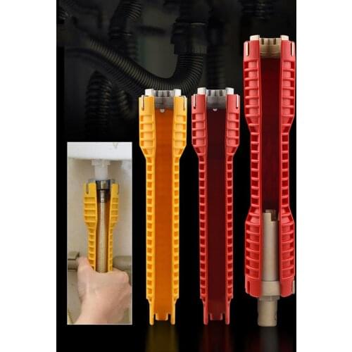 Multi Purpose New Faucet and Sink Installer Wrench Anti-Slip Handle Double Head Wrench Tool Extra-long design Wrench Tools
