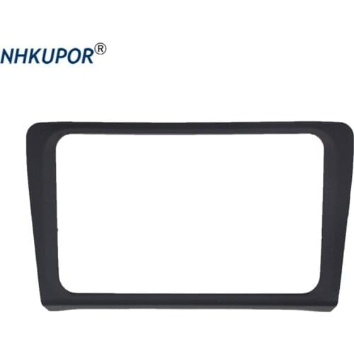 Fascias For VOLKSWAGEN Santana 2013 Aftermarket Radio Dash Board Kit 2 DIN ABS Plastic Fascias Car Audio Panel Frame
