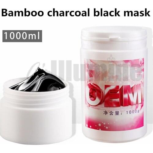 Peel Off Bamboo Charcoal Blackhead Mask Tearing Type 1000g Black Suction Nose Film Cleaning Acne
