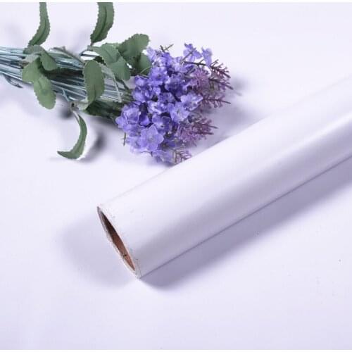 White Self adhesive wallpaper PVC waterproof wallpaper wall sticker White instant stickers Furniture renovation drawer stickers