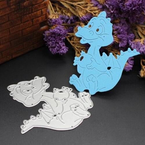 SCD409 Dinosaur Metal Cutting Dies For Scrapbooking Stencils DIY Album Cards Decoration Embossing Folder Craft Die Cuts Tool New