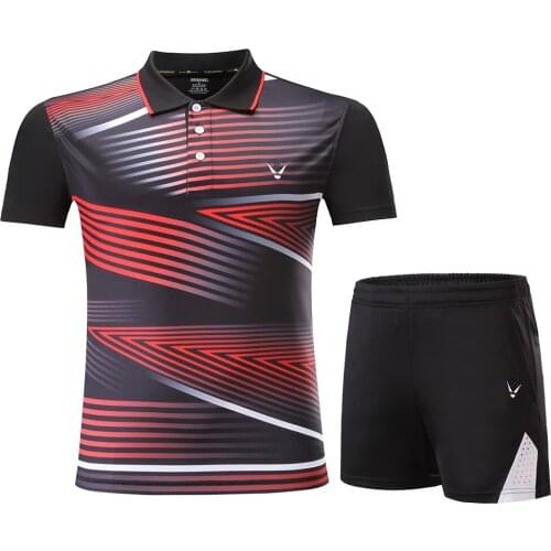 Sports Brand Quick Dry Breathable Badminton clothes, Men Table Tennis volleyball custom Team Game Running Training sportswear