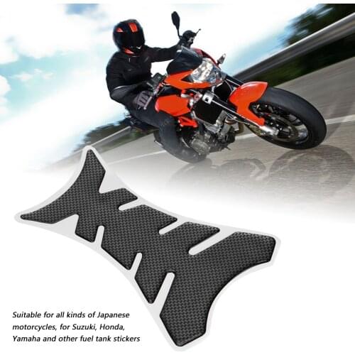 Universal Motorcycle Carbon Fiber Tank Pad racing sticker for HONDA SUZUKI YAMAHA kawasaki hayabusa