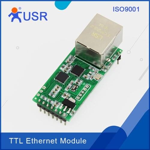 USR-TCP232-T2 Embedded Ethernet Module RS232 Serial UART TTL to Ethernet Network Converter with Tcp Ip HTTPD Client DHCP DNSQ002