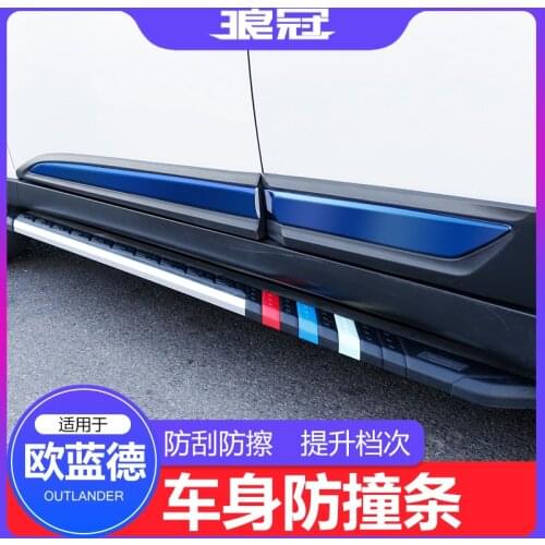 High-quality stainless steel Door Side Body Molding Chrome Trim Cover For Mitsubishi Outlander 2016-2019 car accessories Styling