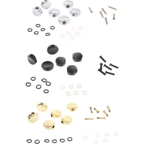 6Pcs Replacement Guitar Tuners Machine Head Metal Buttons Tuning Pegs Parts U2JB
