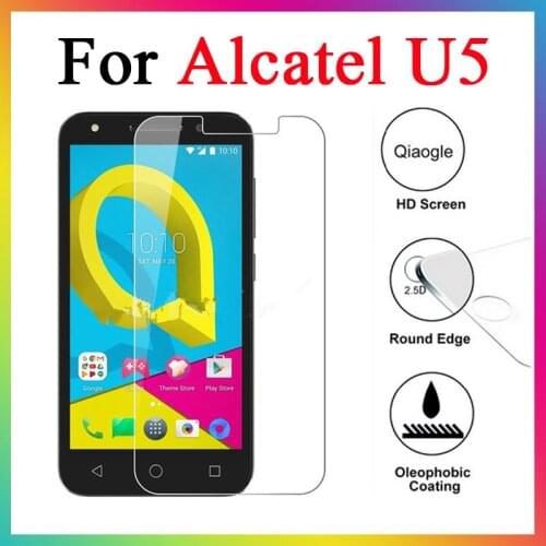 Protective Glass for Alcatel U5 for Alcatel One Touch U5 U 5 Screen Protector 5.0" Toughened Protect Glas Protection Film 9H